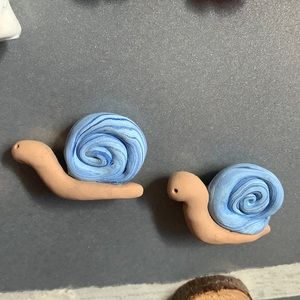 Handmade magnetic snails